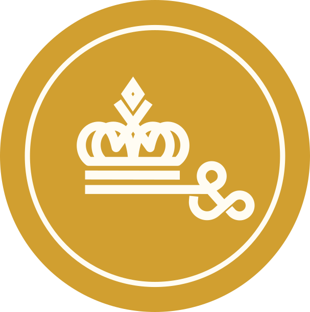 Gold Background Logo